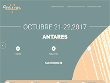 Tablet Screenshot of antares.org.mx