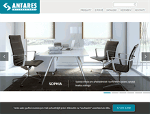 Tablet Screenshot of antares.cz